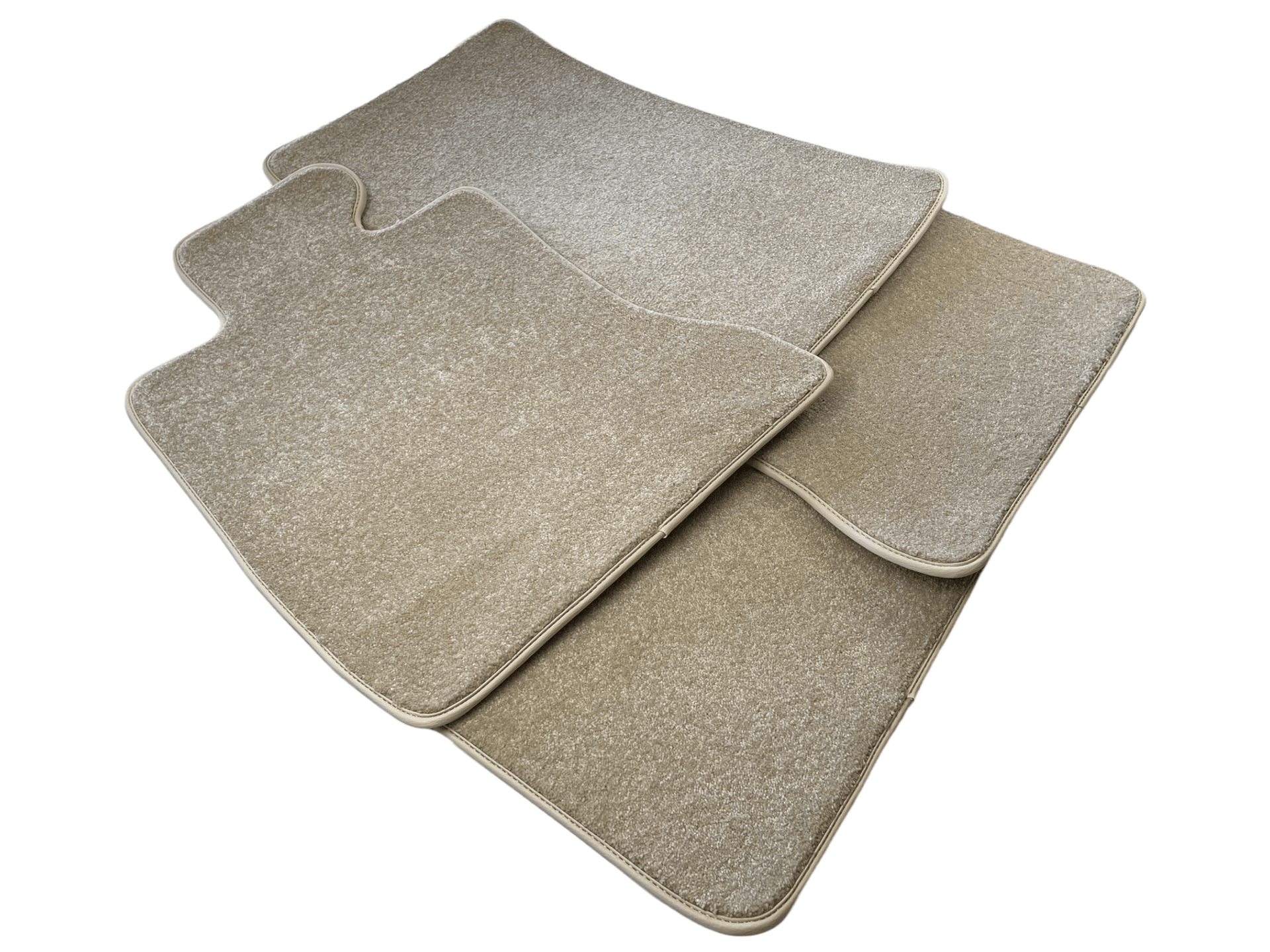 Floor Mats For Rolls Royce Dawn Rr6 2016-2023 Beige Luxury Quality - AutoWin