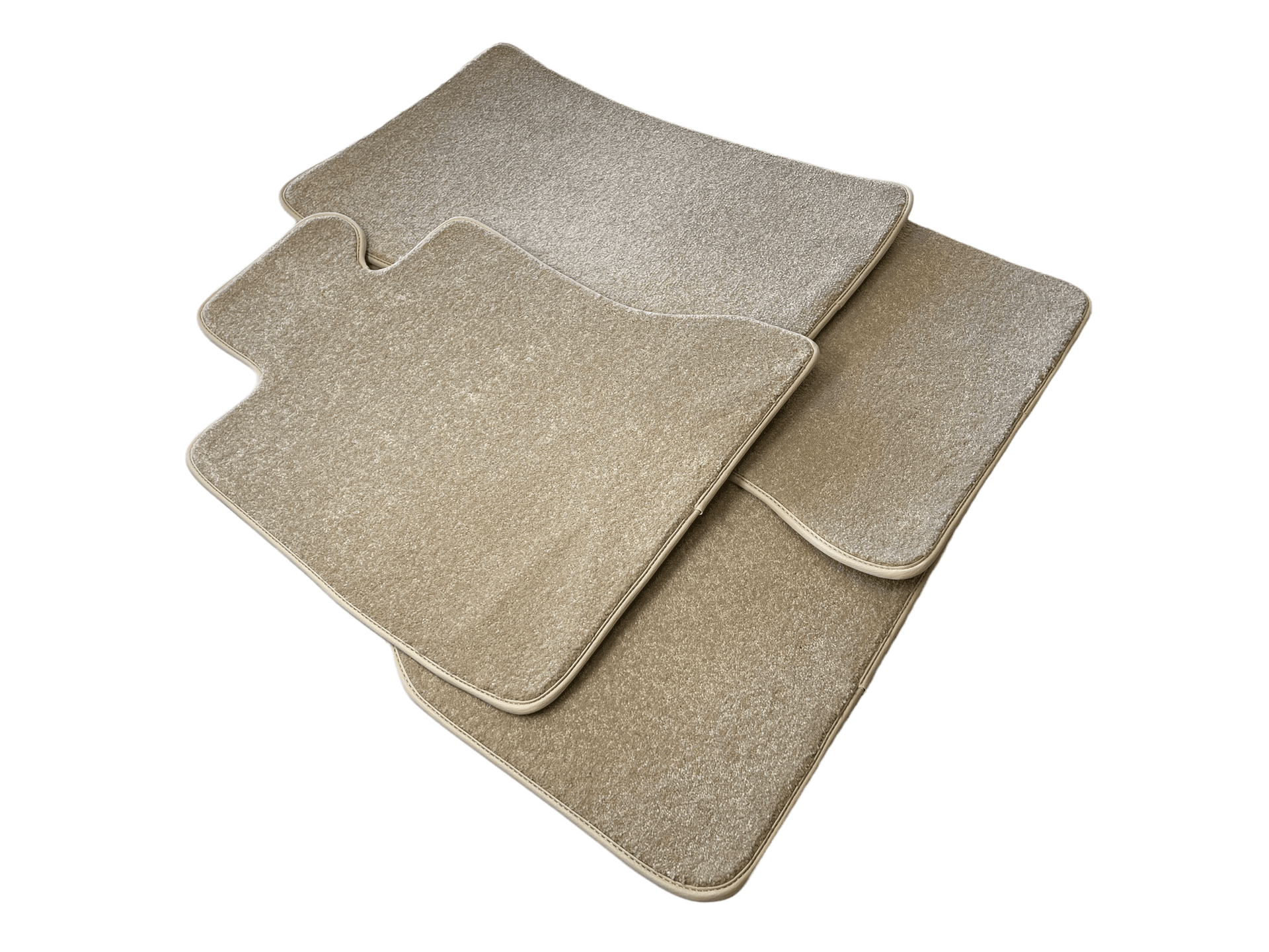 Floor Mats For Rolls Royce Dawn Rr6 2016-2023 Beige Luxury Quality - AutoWin