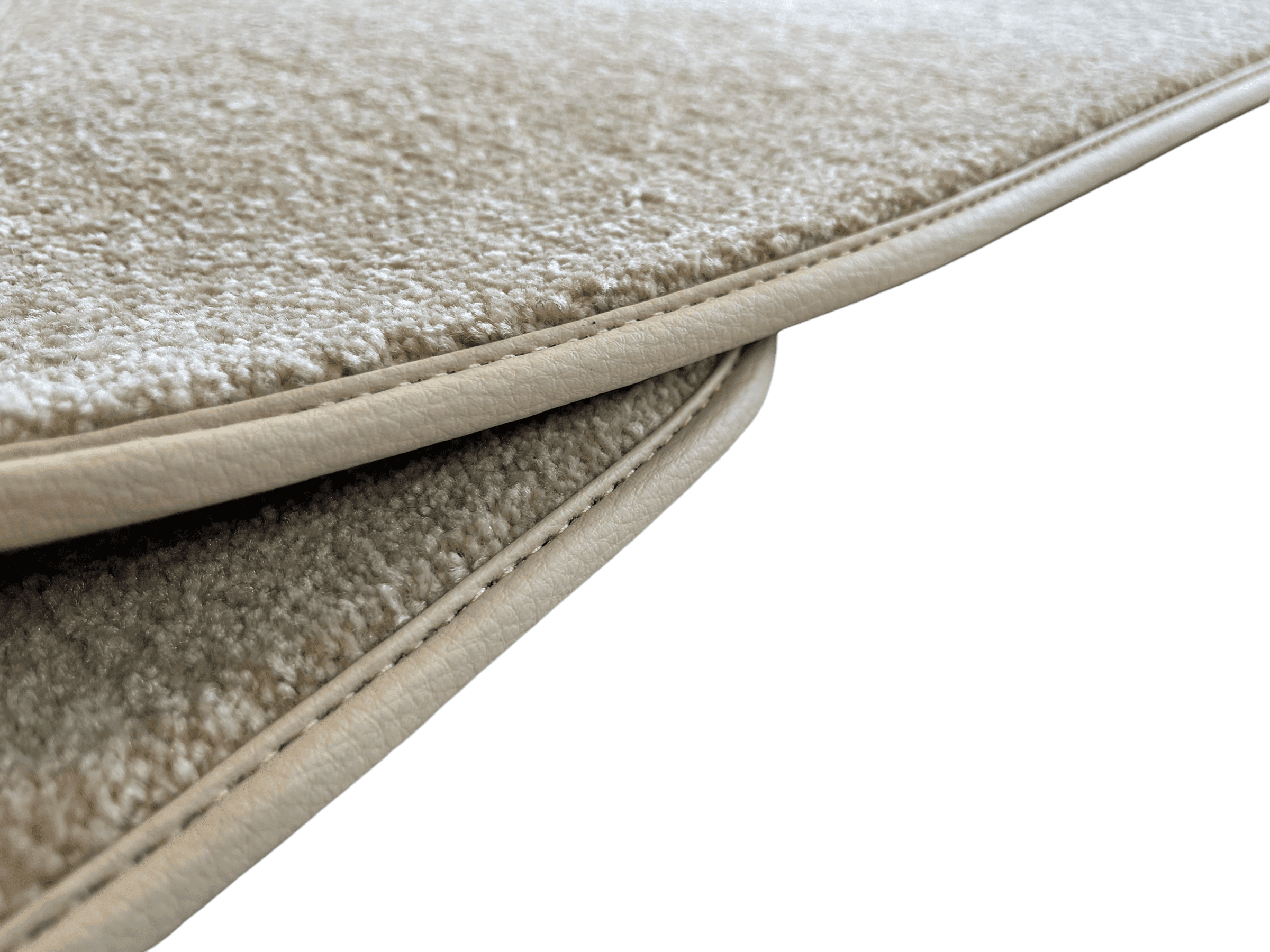 Floor Mats For Rolls Royce Ghost Series II (2021-2024) Beige Luxury Quality - AutoWin