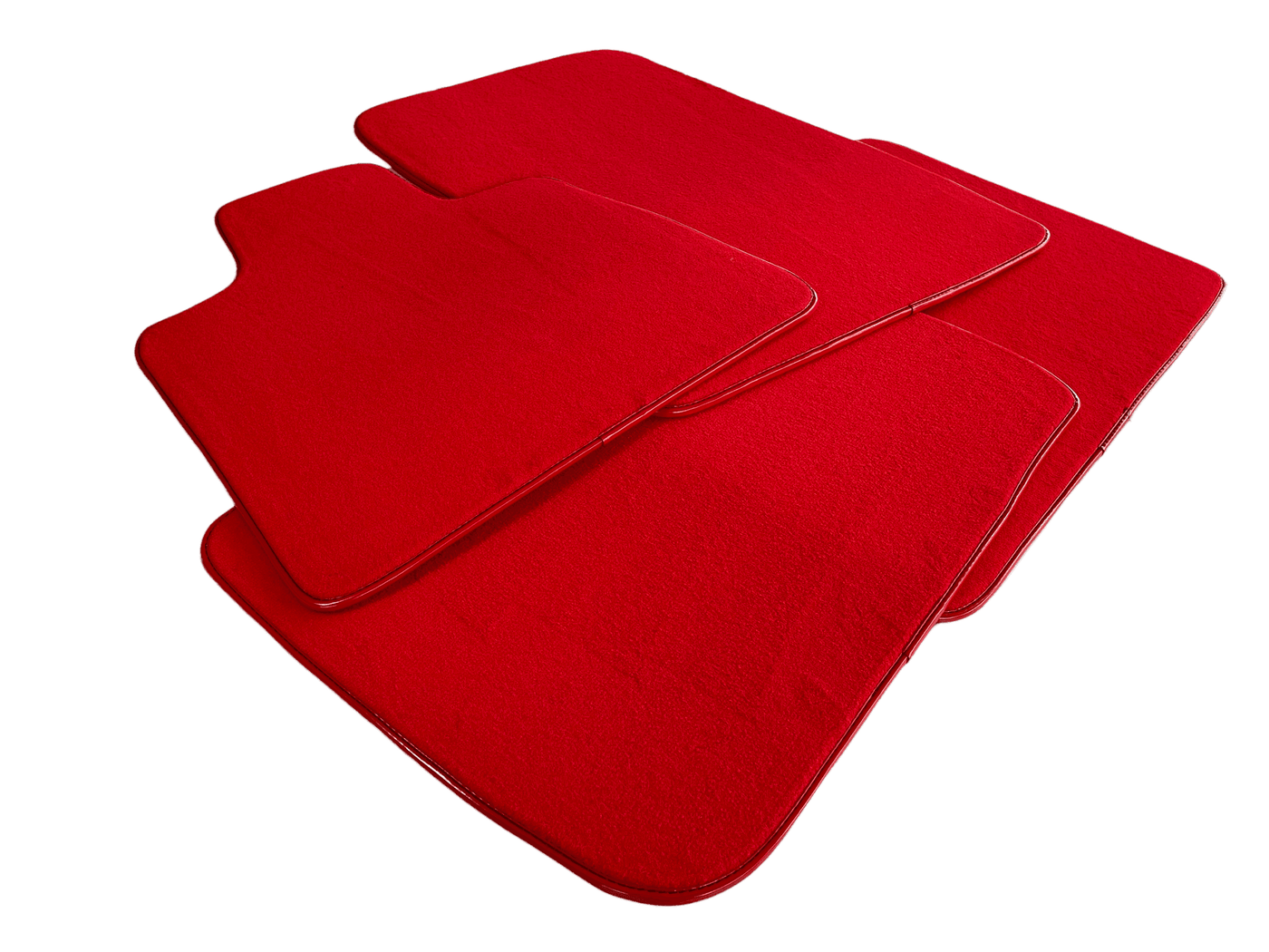 Floor Mats For Rolls Royce Ghost Series II (2021-2024) Red - AutoWin