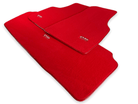 Floor Mats For Tesla Model 3 Red Tailored Carpets ER56 Design - AutoWin