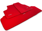 Floor Mats For Tesla Model 3 Red Tailored Carpets ER56 Design - AutoWin