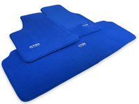 Floor Mats For Tesla Model Y Blue Tailored Carpets ER56 Design - AutoWin