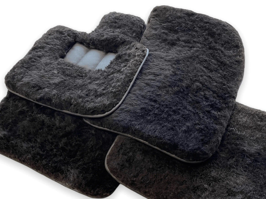 Genuine Sheepskin Floor Mats Bentley Mulsanne (2010-2020) Er56 Design Brand - AutoWin
