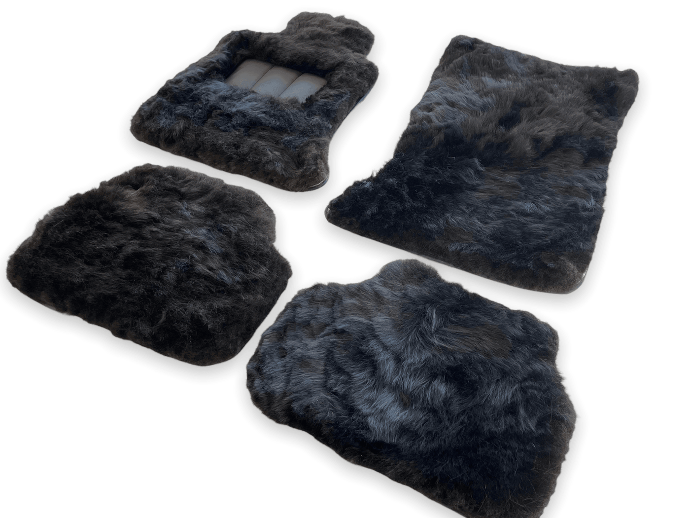 Genuine Sheepskin Floor Mats Rolls Royce Dawn Rr6 2016-2023 Er56 Design Brand - AutoWin