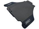 Gray Floor Mats For Ferrari 360 Modena 1999-2005 With Carbon Fiber Leather - AutoWin