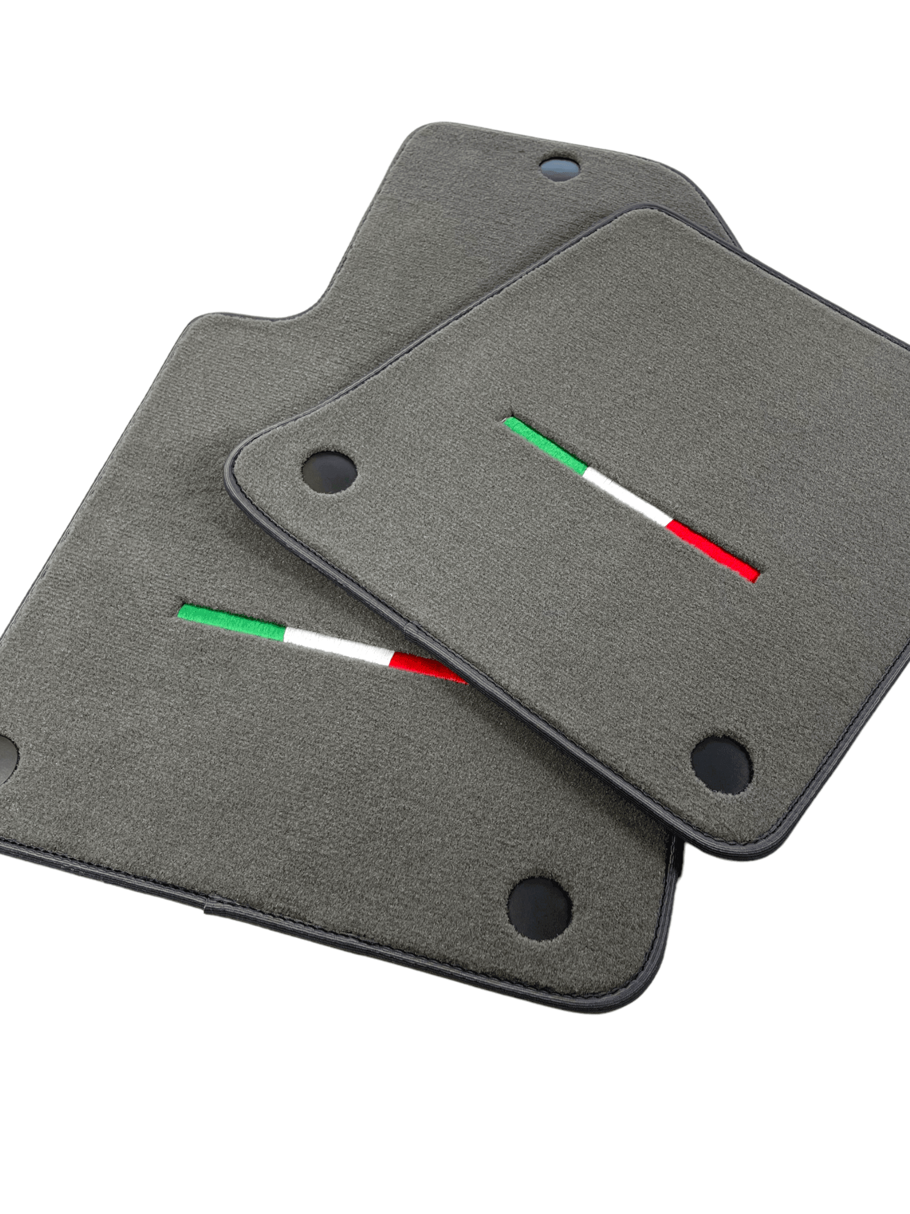 Gray Floor Mats For Ferrari 599 Coupe 2006-2012 Italian Edition - AutoWin