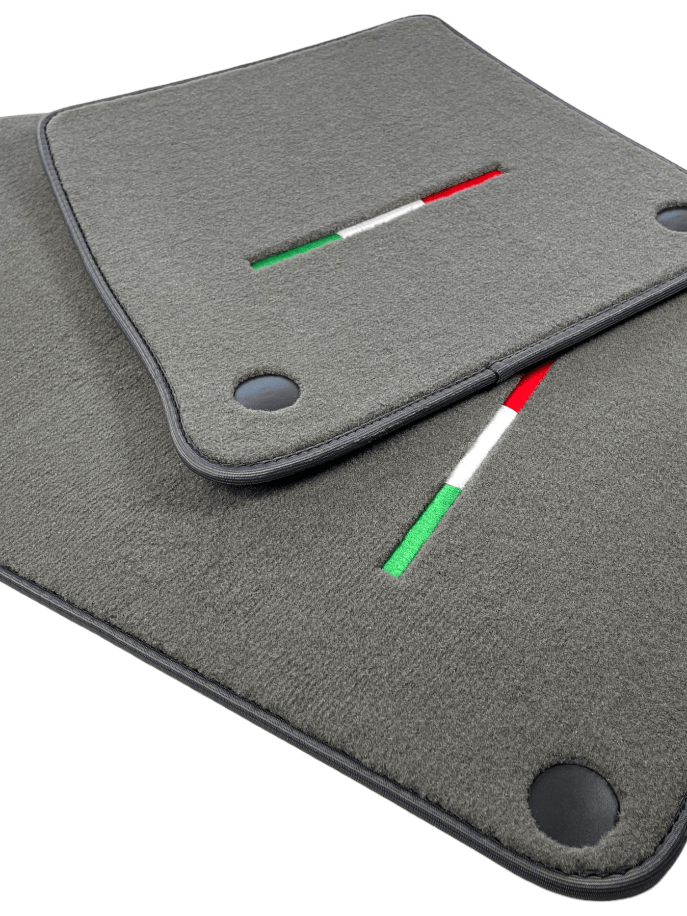 Gray Floor Mats For Ferrari 599 Coupe 2006-2012 Italian Edition - AutoWin