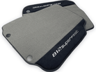 Gray Floor Mats For Ferrari 812 Superfast With Alcantara Leather - AutoWin