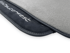 Gray Floor Mats For Ferrari 812 Superfast With Alcantara Leather - AutoWin