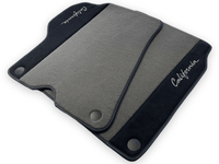 Gray Floor Mats For Ferrari California 2008-2014 With Alcantara - AutoWin