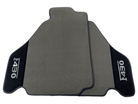 Gray Floor Mats For Ferrari F430 2004-2009 With Alcantara Leather - AutoWin