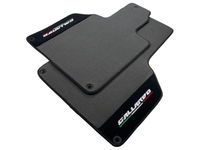 Gray Floor Mats for Lamborghini Gallardo With Alcantara Leather - AutoWin