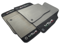 Gray Floor Mats For Lamborghini Urus With Alcantara Leather - AutoWin