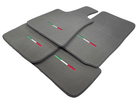 Gray Floor Mats For Maserati Ghibli 2013-2022 Italy Edition - AutoWin