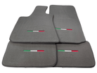 Gray Floor Mats For Maserati Ghibli 2013-2022 Italy Edition - AutoWin