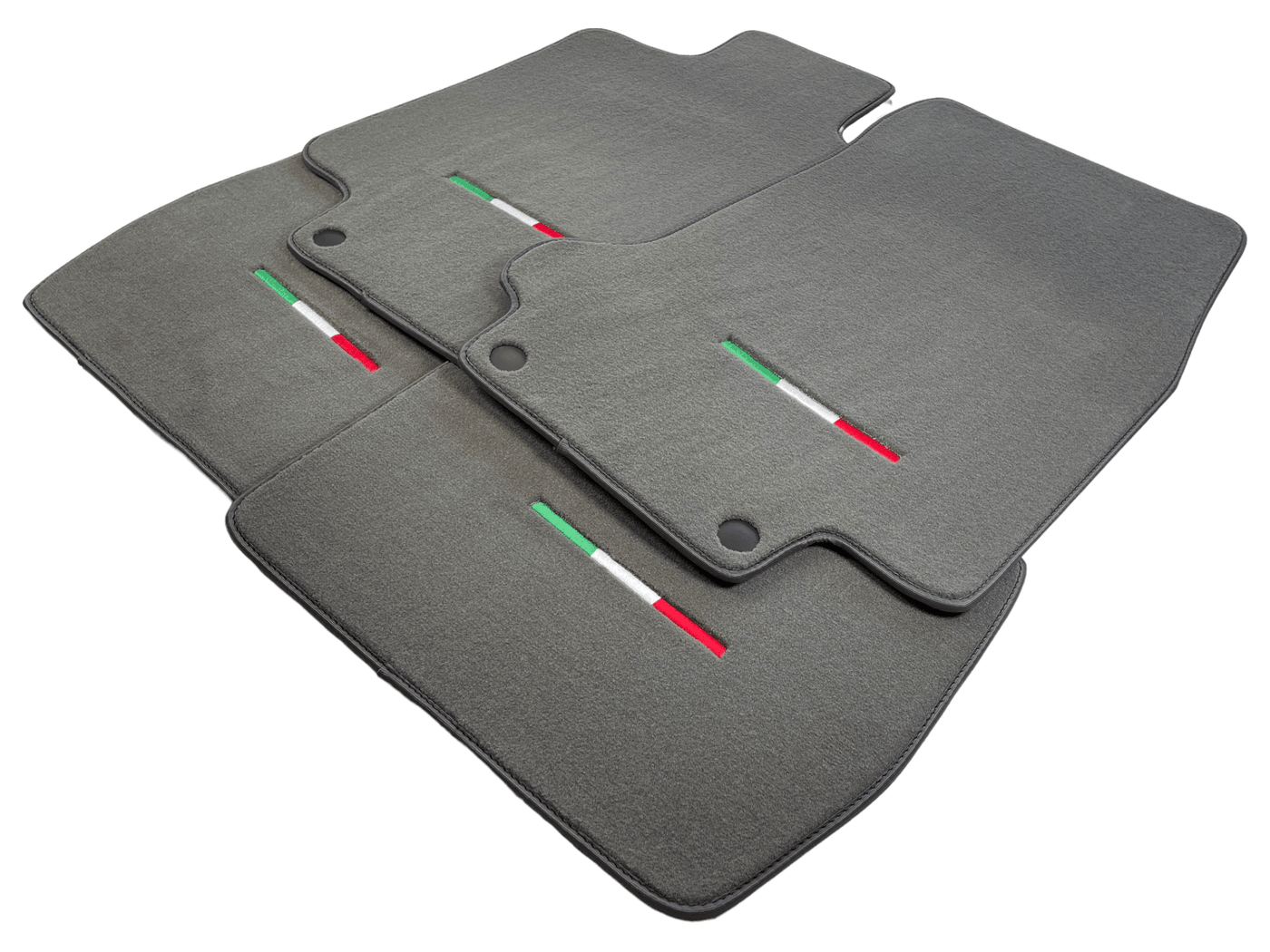 Gray Floor Mats For Maserati GranTurismo (2007-2019) IT Edition - AutoWin