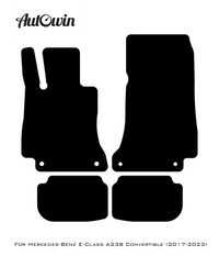 Gray Floor Mats For Mercedes Benz E-Class A238 Convertible (2017-2023) | Limited Edition - AutoWin