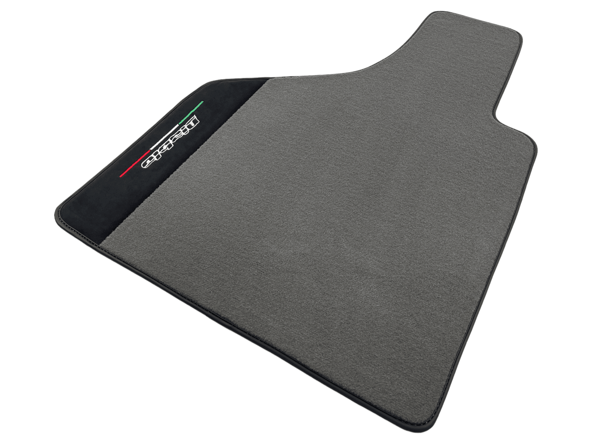 Gray Floor Mats Lamborghini Diablo 1990-2001 Alcantara Leather - AutoWin