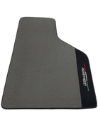 Gray Floor Mats Lamborghini Diablo 1990-2001 Alcantara Leather - AutoWin