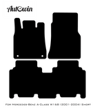 Gray Luxury Floor Mats For Mercedes Benz A-Class W168 (2001-2004) | ER56 Design - AutoWin