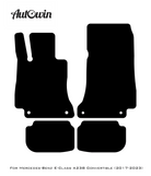 Gray Luxury Floor Mats For Mercedes Benz E-Class A238 Convertible (2017-2023) | ER56 Design - AutoWin