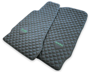 Leather Floor Mats For Aston Martin V8 Vantage (2005–2023) ER56 Design - AutoWin