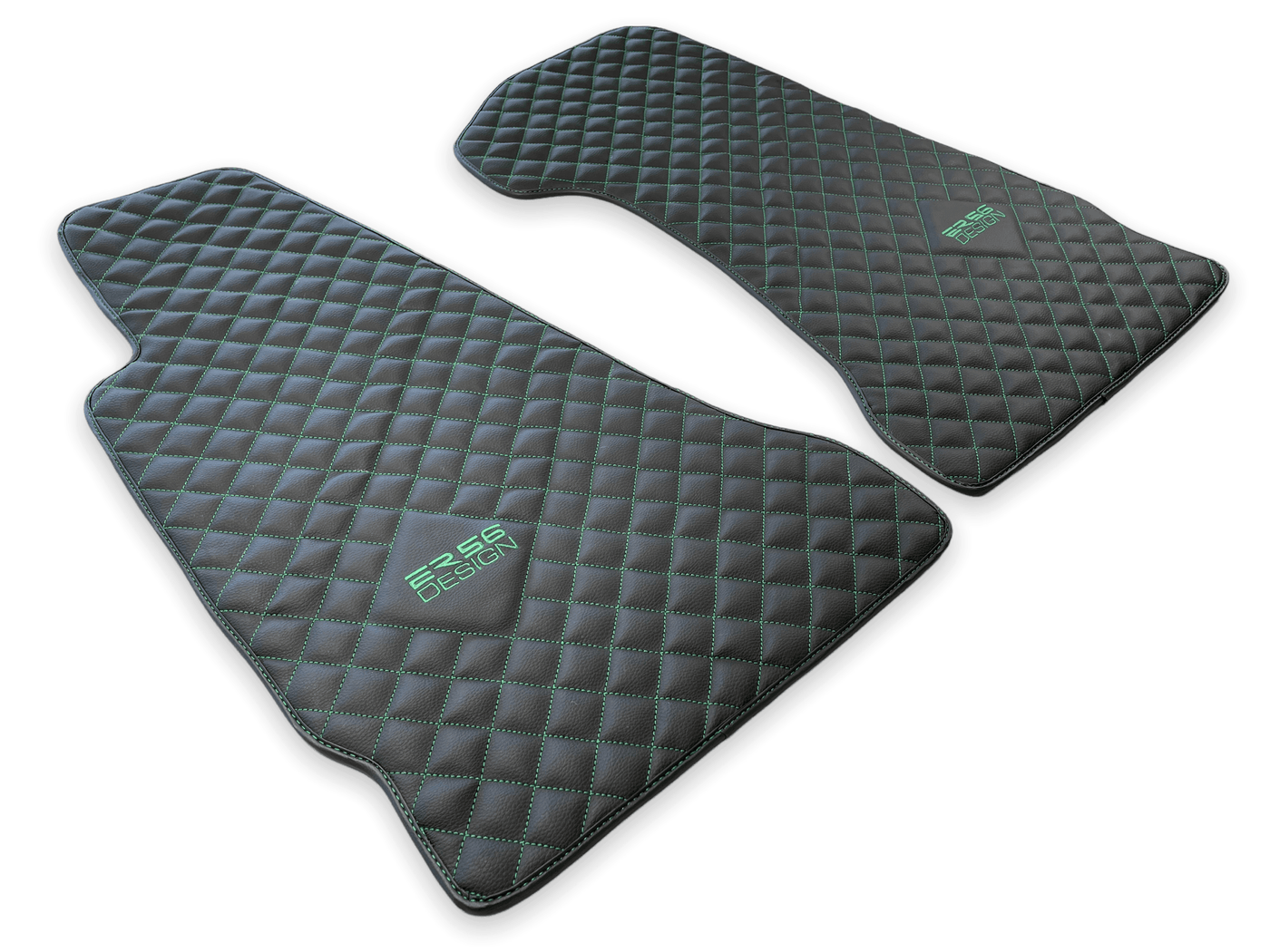 Leather Floor Mats For Aston Martin V8 Vantage (2005–2023) ER56 Design - AutoWin