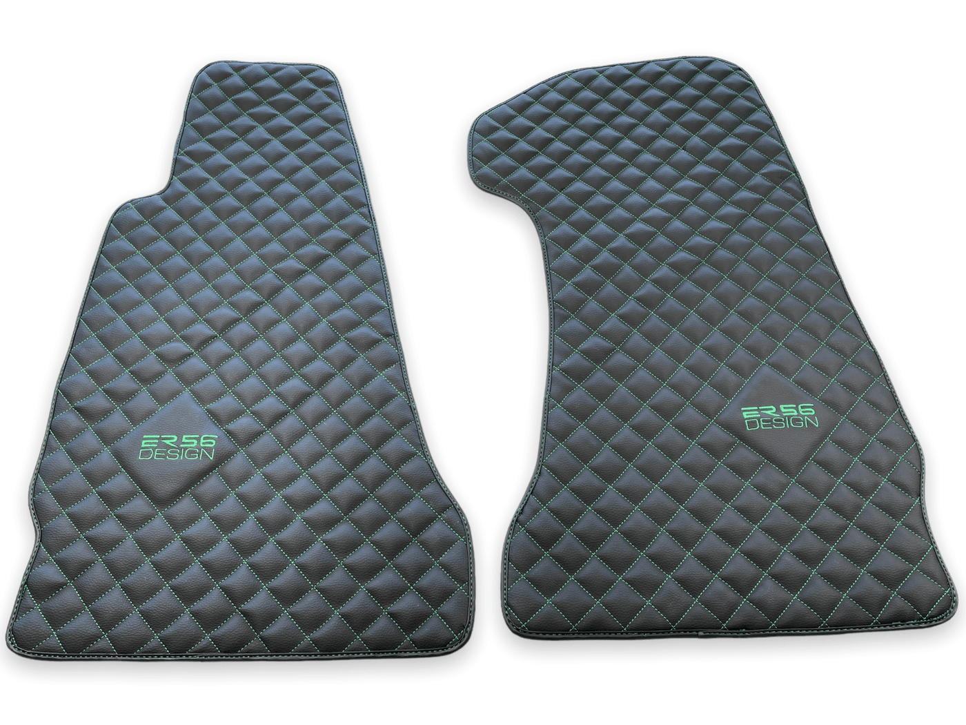 Leather Floor Mats For Aston Martin V8 Vantage (2005–2023) ER56 Design - AutoWin