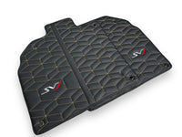 Leather Floor Mats for Lamborghini Aventador SVJ Limited Edition - AutoWin