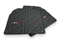 Leather Floor Mats for Lamborghini Aventador SVJ Limited Edition - AutoWin