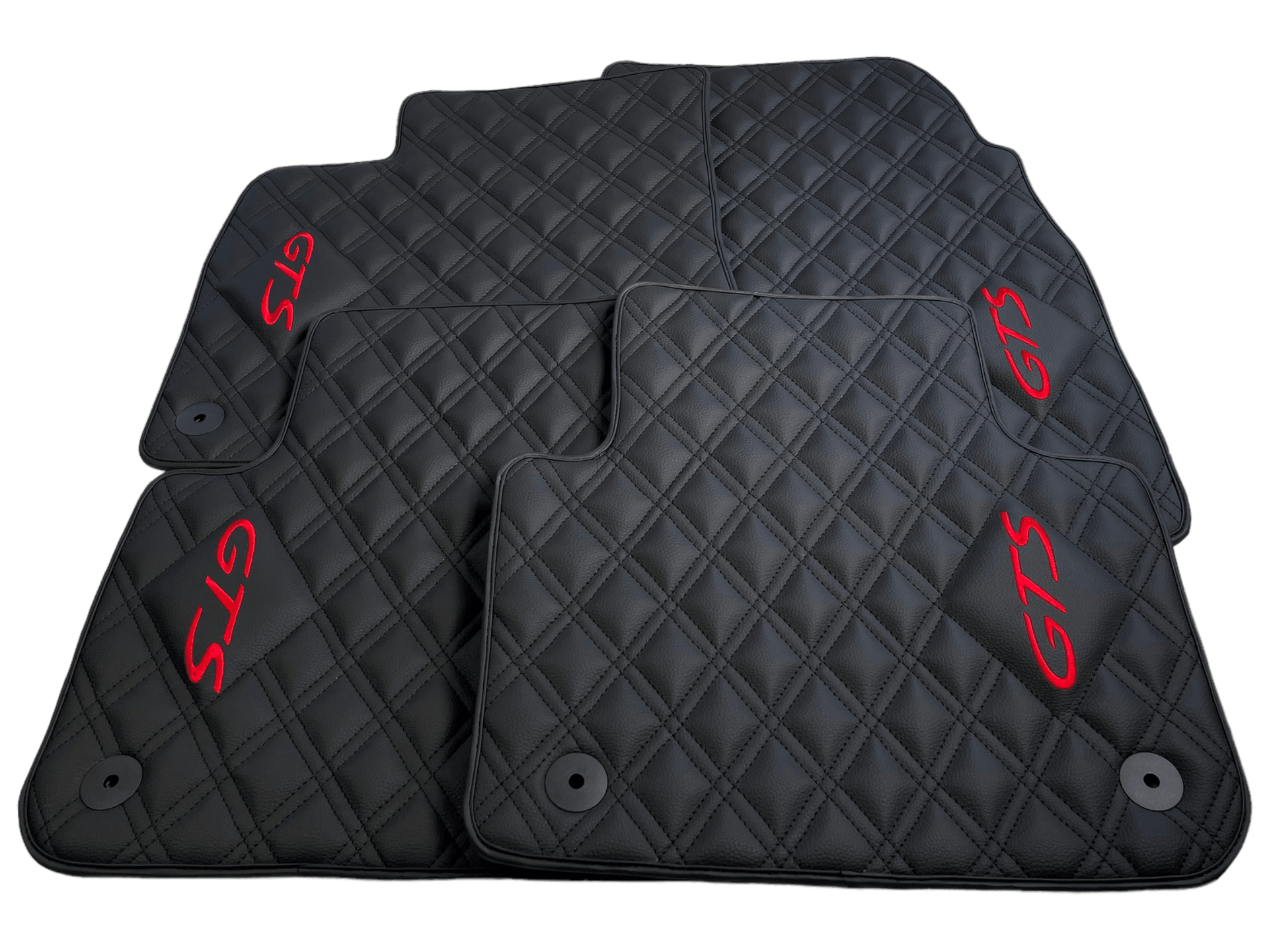 Leather Floor Mats for Porsche Cayenne GTS 2018-2023 - AutoWin