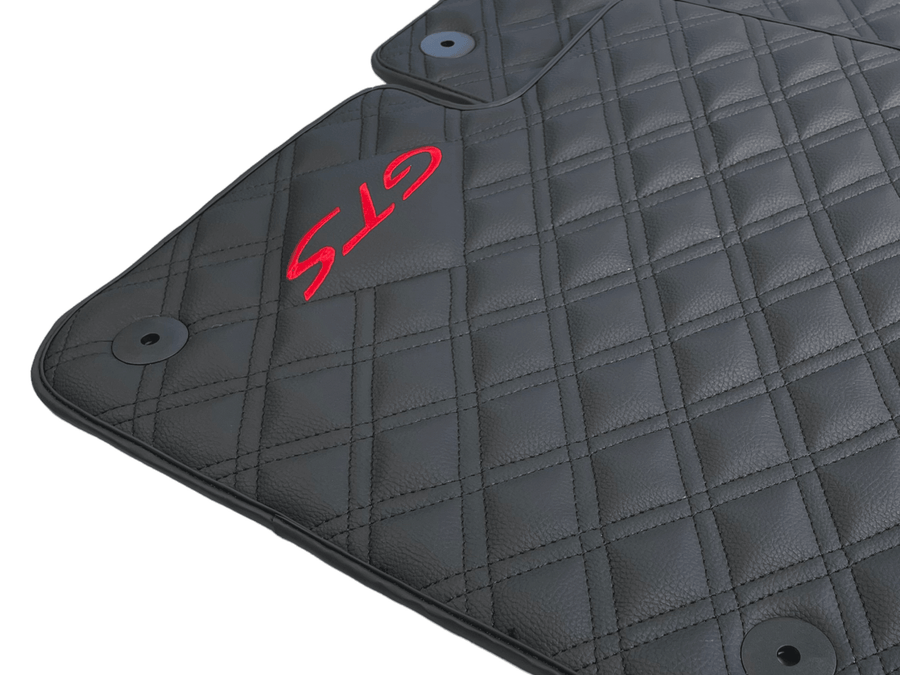Leather Floor Mats for Porsche Cayenne GTS 2018-2023 - AutoWin