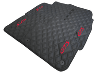 Leather Floor Mats for Porsche Cayenne GTS 2018-2023 - AutoWin