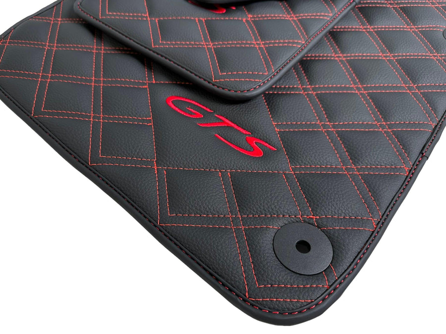 Leather Floor Mats for Porsche Panamera (2009-2016) - AutoWin