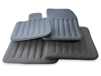 Leather Floor Mats For Rolls Royce Black Badge Dawn Rr6 2016-2023 Black - AutoWin