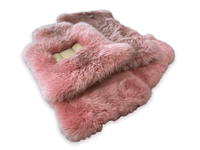Pink Sheepskin Floor Mats For Rolls Royce Cullinan Er56 Design Brand - AutoWin