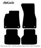 Red Floor Mats for Audi A6 - C8 Allroad Quattro (2019-2023) | ER56 Design - AutoWin