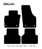 Red Floor Mats for Audi Q3 8U (2011-2018) | ER56 Design - AutoWin