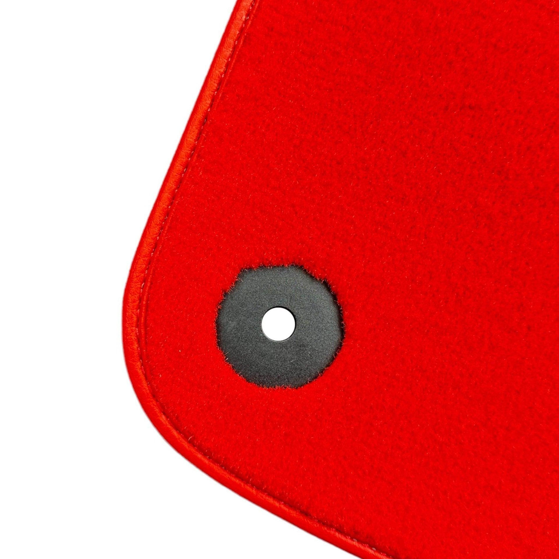 Red Floor Mats For Bentley Flying Spur (2013-2019) with Alcantara Leather - AutoWin