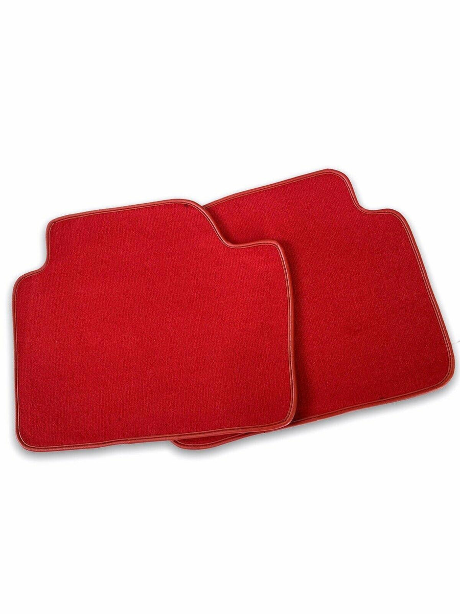 Red Floor Mats For BMW M5 E39 ROVBUT Brand Tailored Set Perfect Fit Green SNIP Collection - AutoWin
