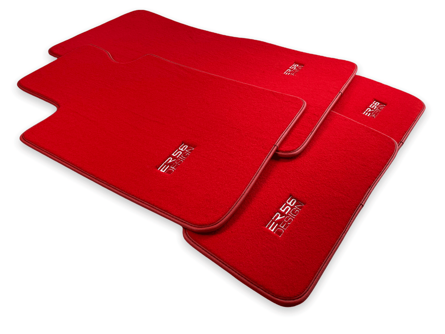 Red Floor Mats For BMW M5 Series F90 - ER56 Design Brand - AutoWin