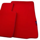 Red Floor Mats For BMW Z4 Series E85 Convertible (2003-2008) With M Package AutoWin Brand - AutoWin