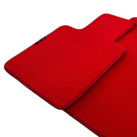 Red Floor Mats For BMW Z4 Series E85 Convertible (2003-2008) With M Package AutoWin Brand - AutoWin