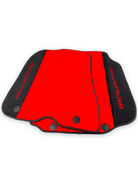 Red Floor Mats For Ferrari 812 Superfast With Alcantara Leather - AutoWin