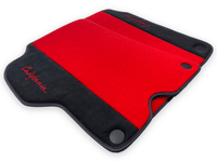 Red Floor Mats For Ferrari California 2008-2014 With Alcantara - AutoWin