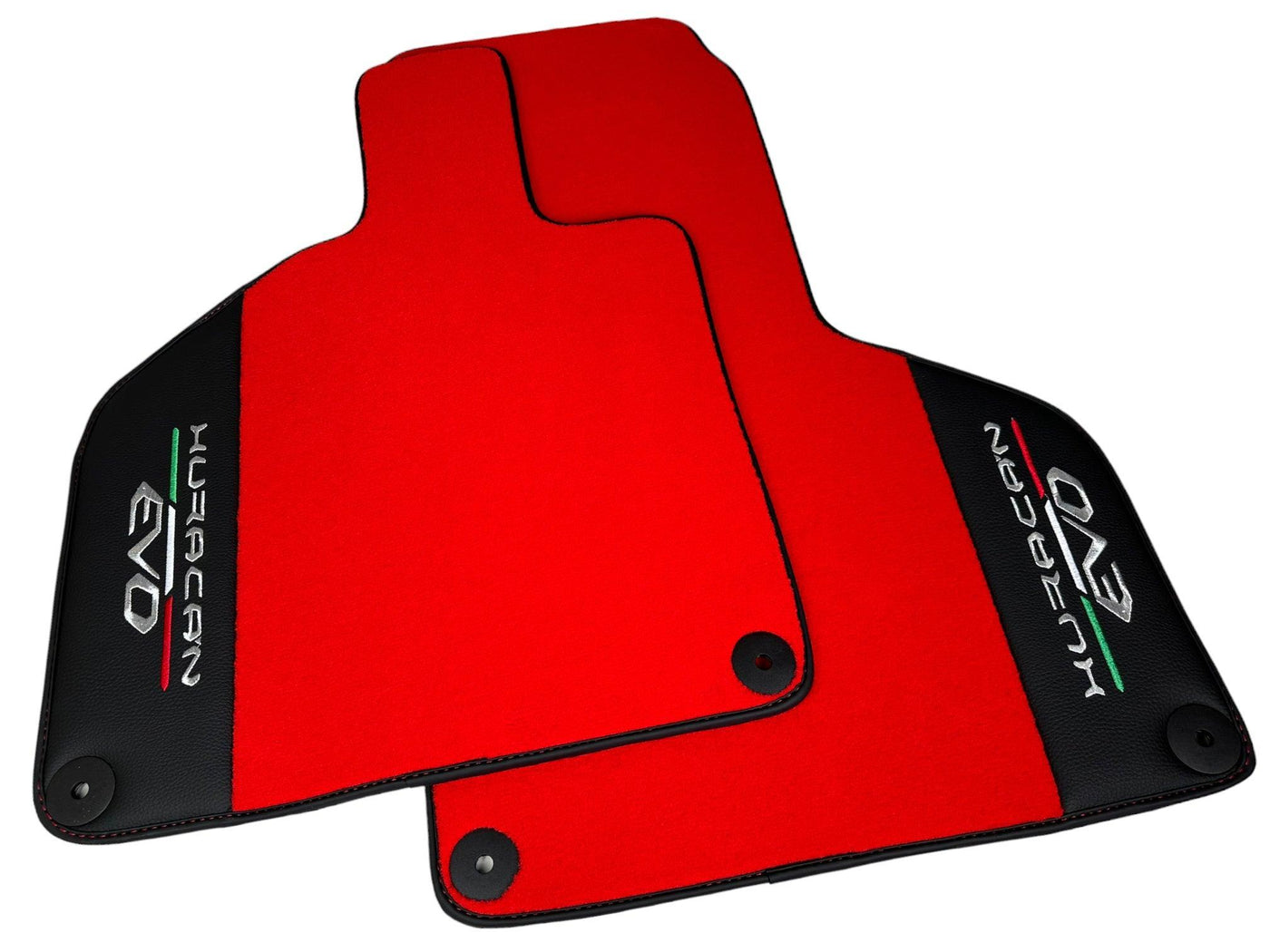 Lamborghini Huracan EVO (2014-2023): Red Mats with Black Borders