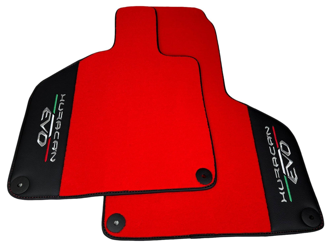 Lamborghini Huracan EVO (2014-2023): Red Mats with Black Borders