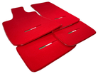 Red Floor Mats For Maserati Ghibli 2013-2022 Italy Edition - AutoWin