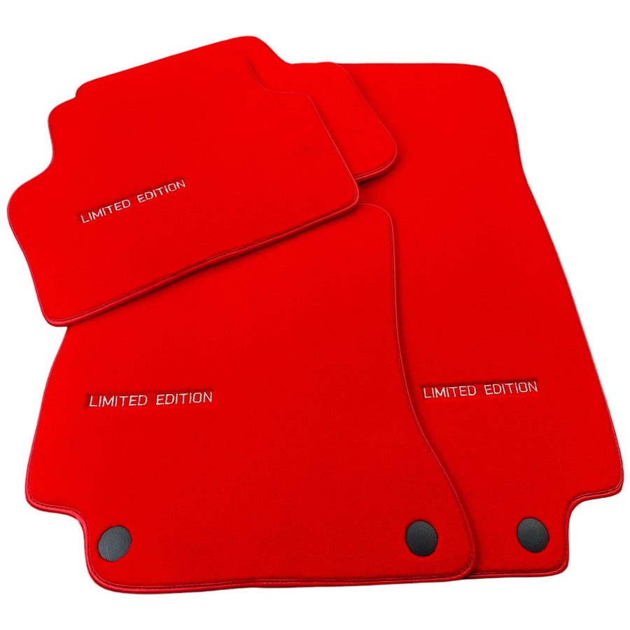 Red Floor Mats For Mercedes Benz CLA-Class C118 Coupe (2019-2023) | Limited Edition - AutoWin